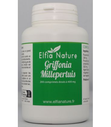 Griffonia 5 htp + Millepertuis 400 mg 200 comprimes