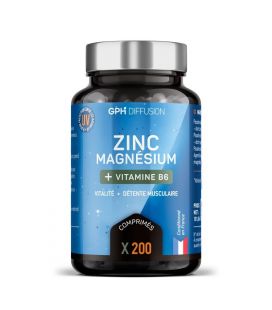 ZINC+MAGNESIUM VIT B6 200 comprimés